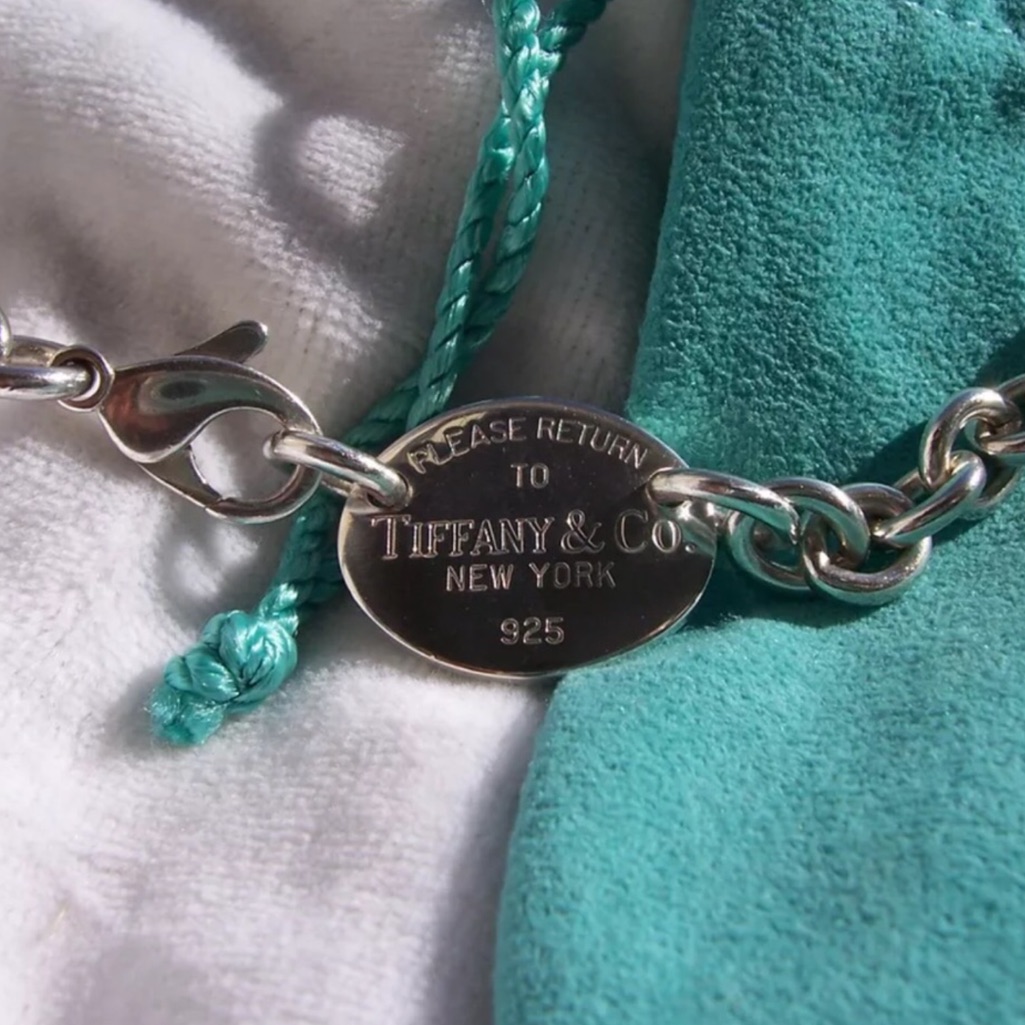 Tiffany & Co Oval Tag “Return To Tiffany” Necklace